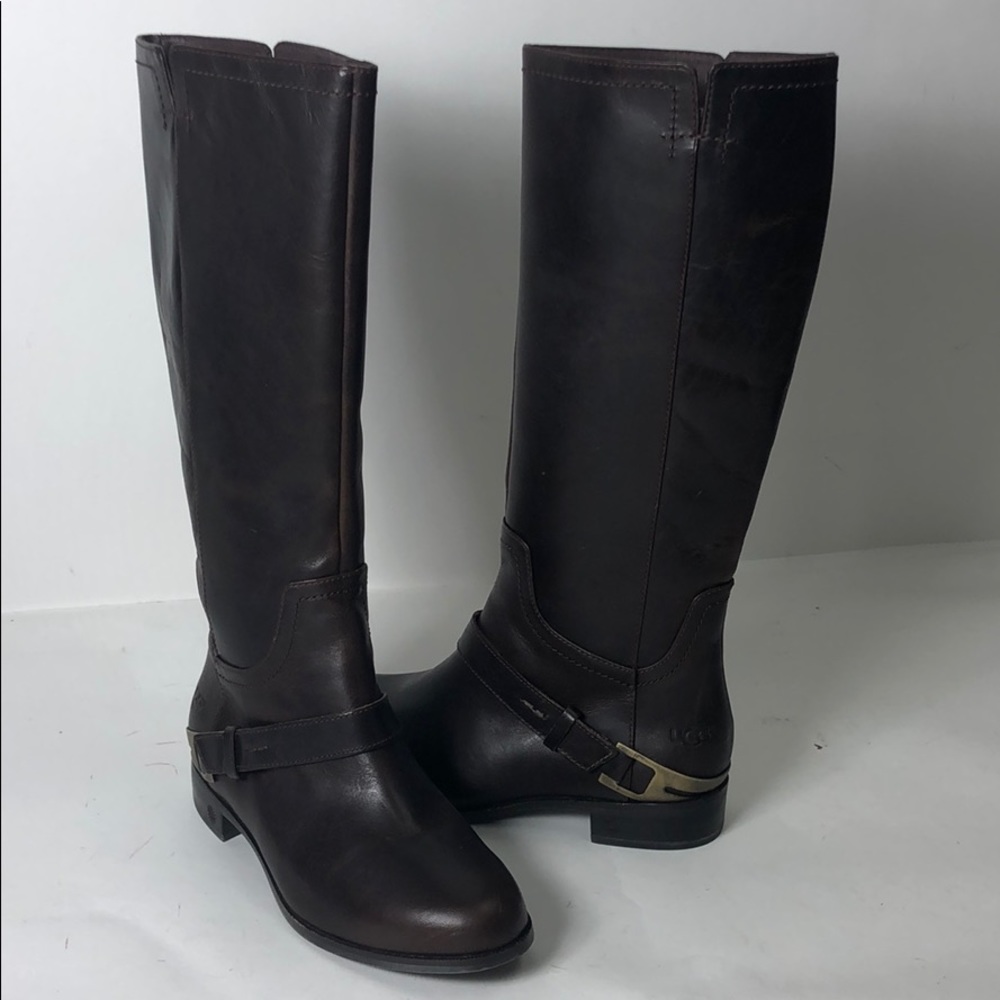 Ugg Boots Channing ll Chocolate Tall Boots New 6